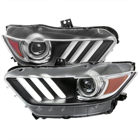 Spec-D Tuning 15-17 FORD MUSTANG PROJECTOR HEADLIGHTS, PK  2 2LHP-MST15JM-RO